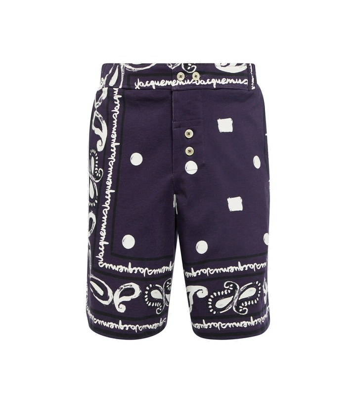 Photo: Jacquemus - Le Short Pingo printed shorts