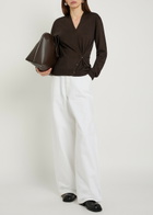 Lemaire Twisted Knit Jumper Dark Brown