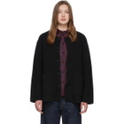 Chimala Black Quilted Cardigan
