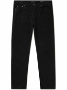 SAINT LAURENT - Slim-Fit Cotton-Corduroy Trousers - Black