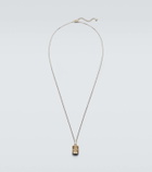 Mateo 14kt gold necklace with emerald pendant