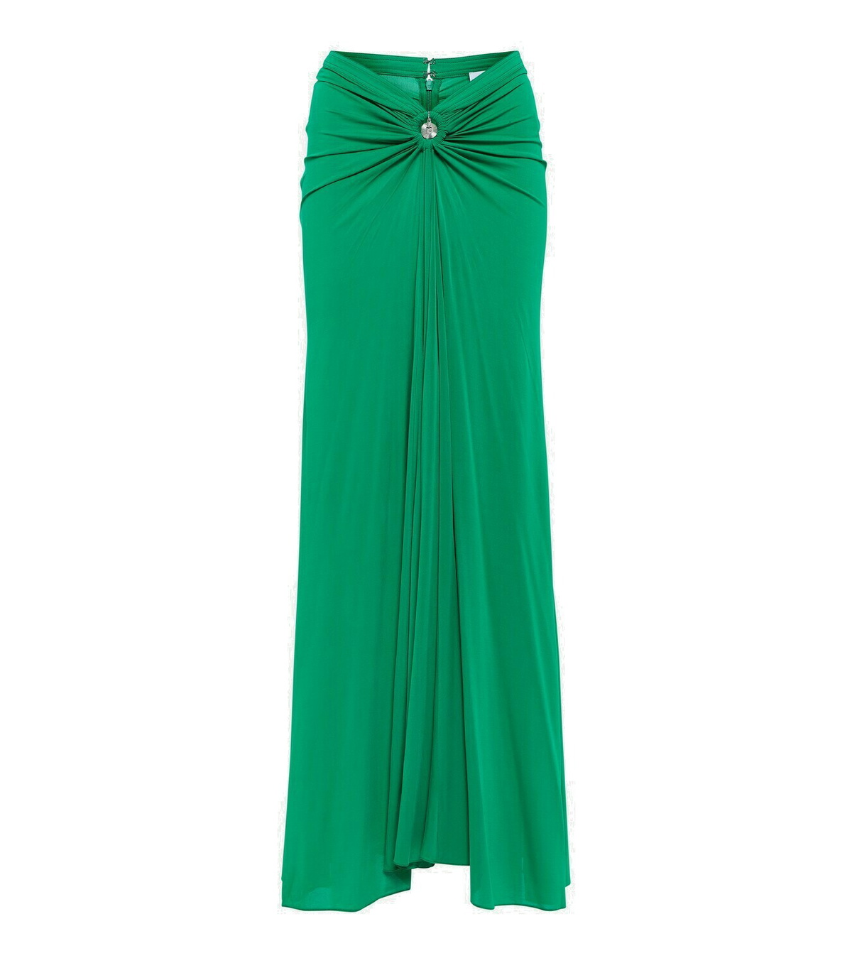 Paco Rabanne Draped jersey maxi skirt Paco Rabanne