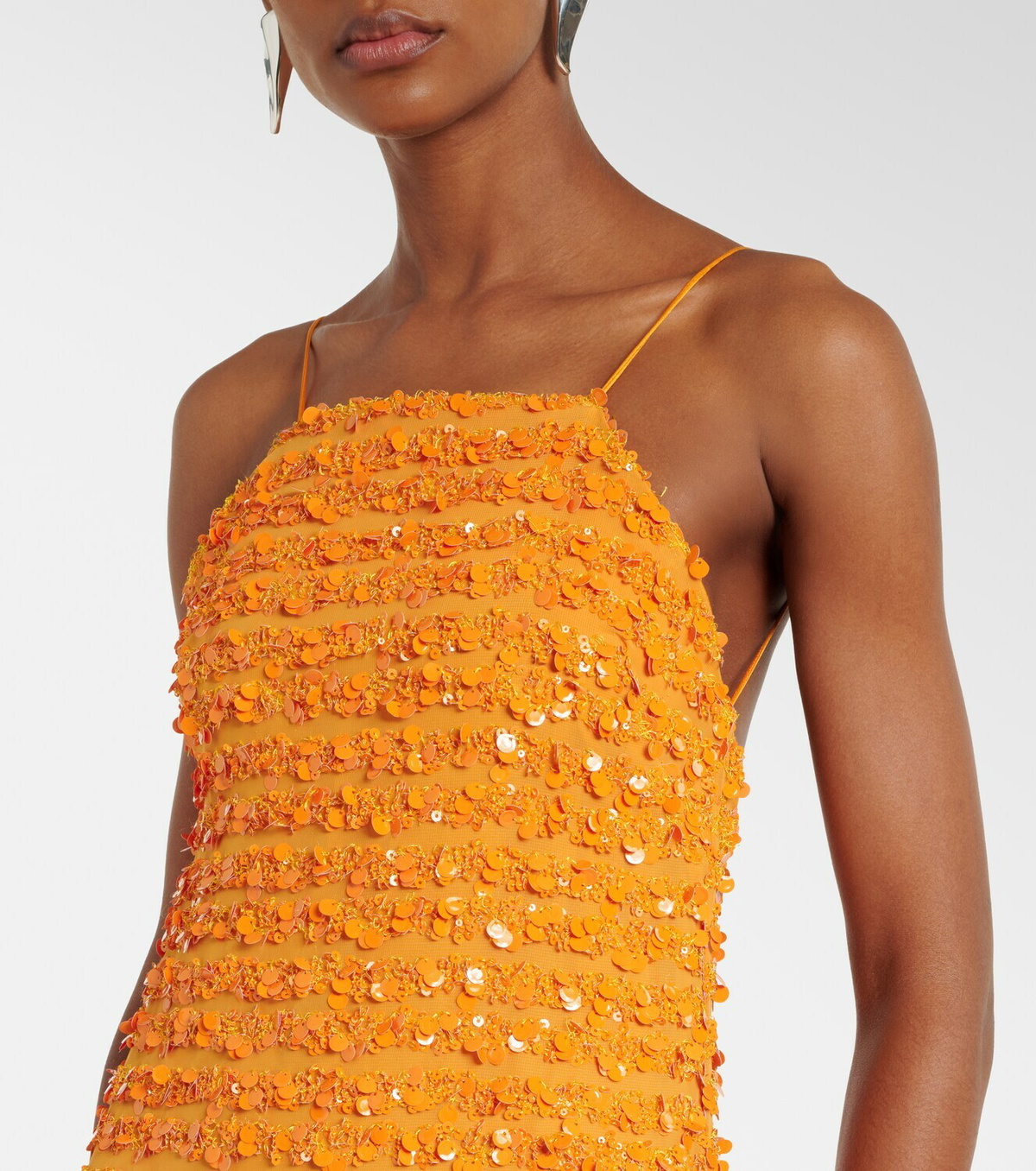Taller Marmo Candice sequined gown