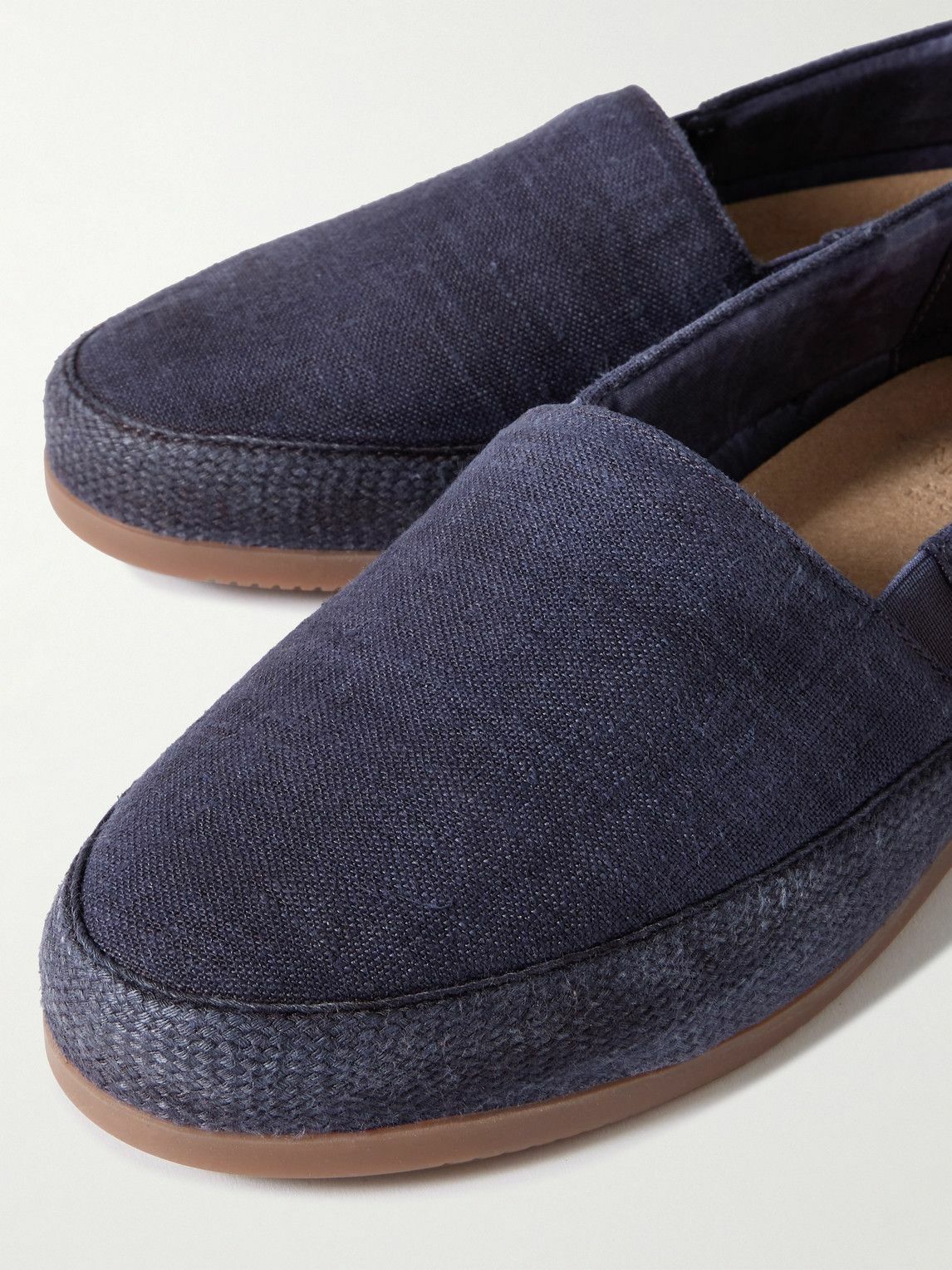 Mulo - Garment-Dyed Canvas Espadrilles - Blue