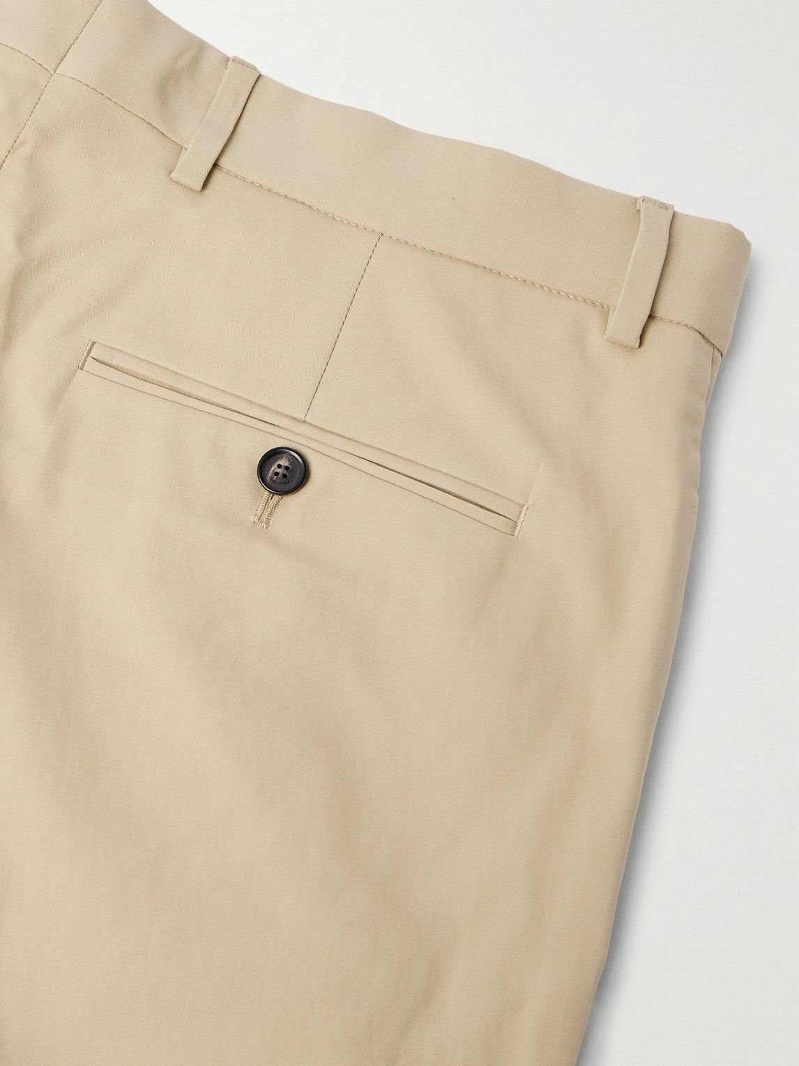 Loro Piana - Jarno Straight-Leg Stretch-Cotton Bermuda Shorts - Neutrals