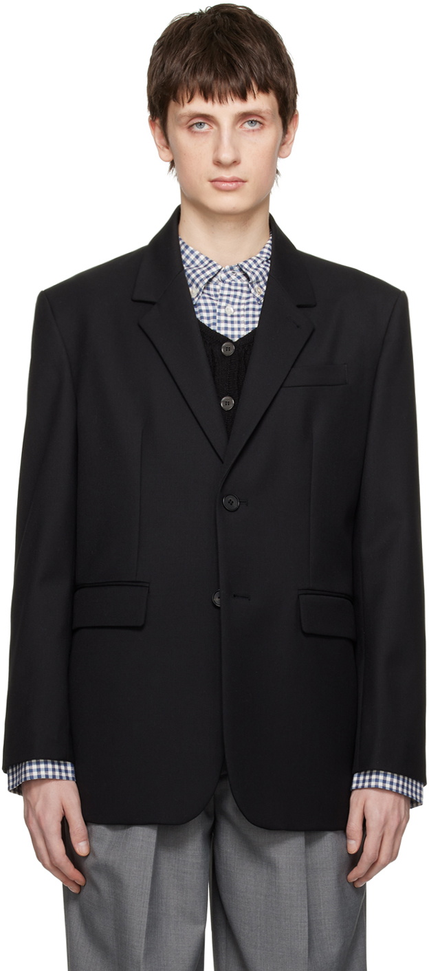 Dunst Black Two-Button Blazer