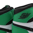 Air Jordan Men's 1 Retro High OG Sneakers in Black/Lucky Green