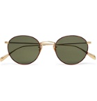 Oliver Peoples - Round-Frame Tortoiseshell Acetate and Gold-Tone Sunglasses - Gold