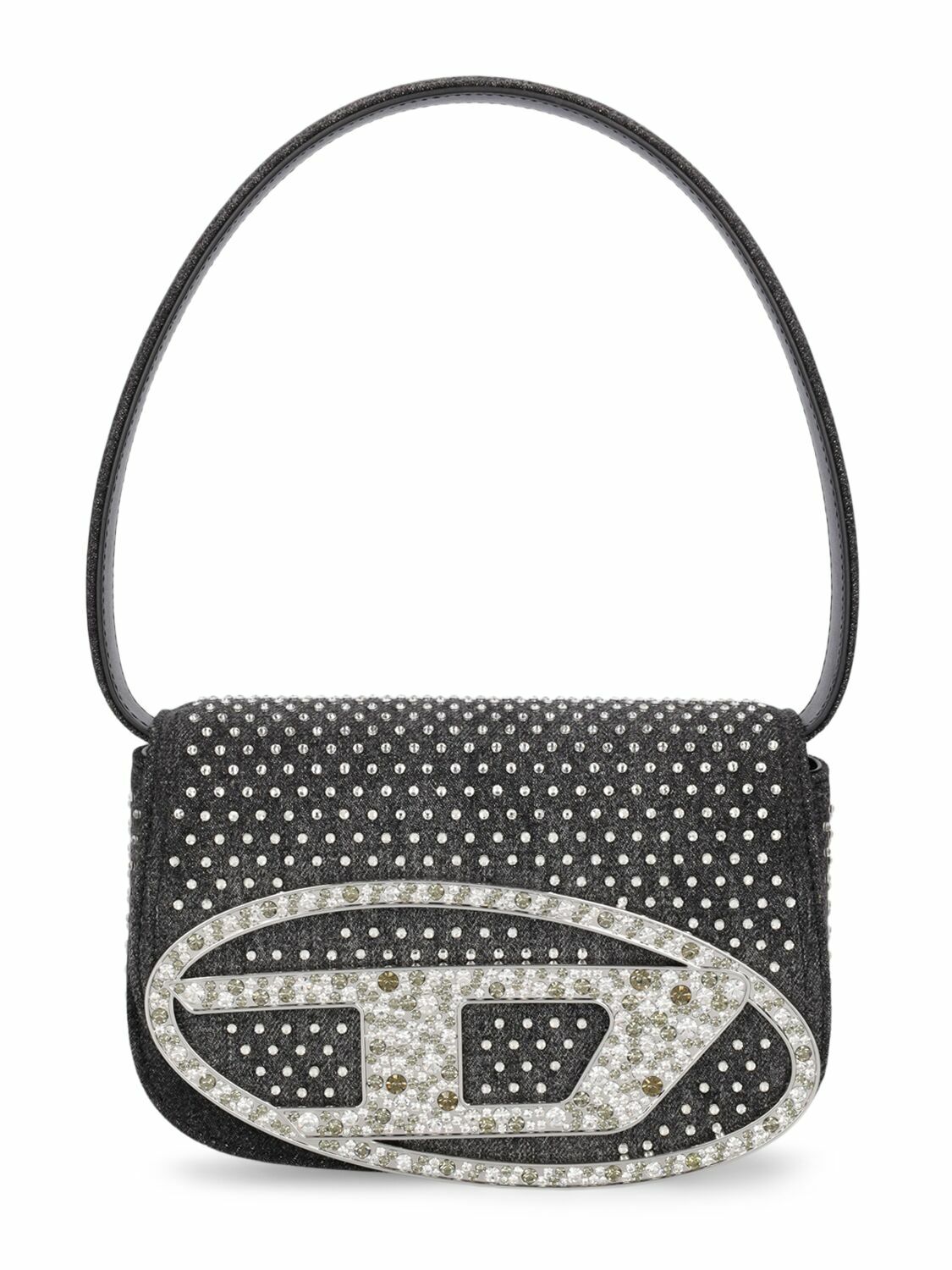 DIESEL - 1dr Denim Crystals Shoulder Bag Diesel