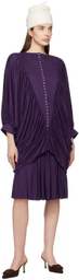 Nicklas Skovgaard SSENSE Exclusive Purple Alice Midi Dress