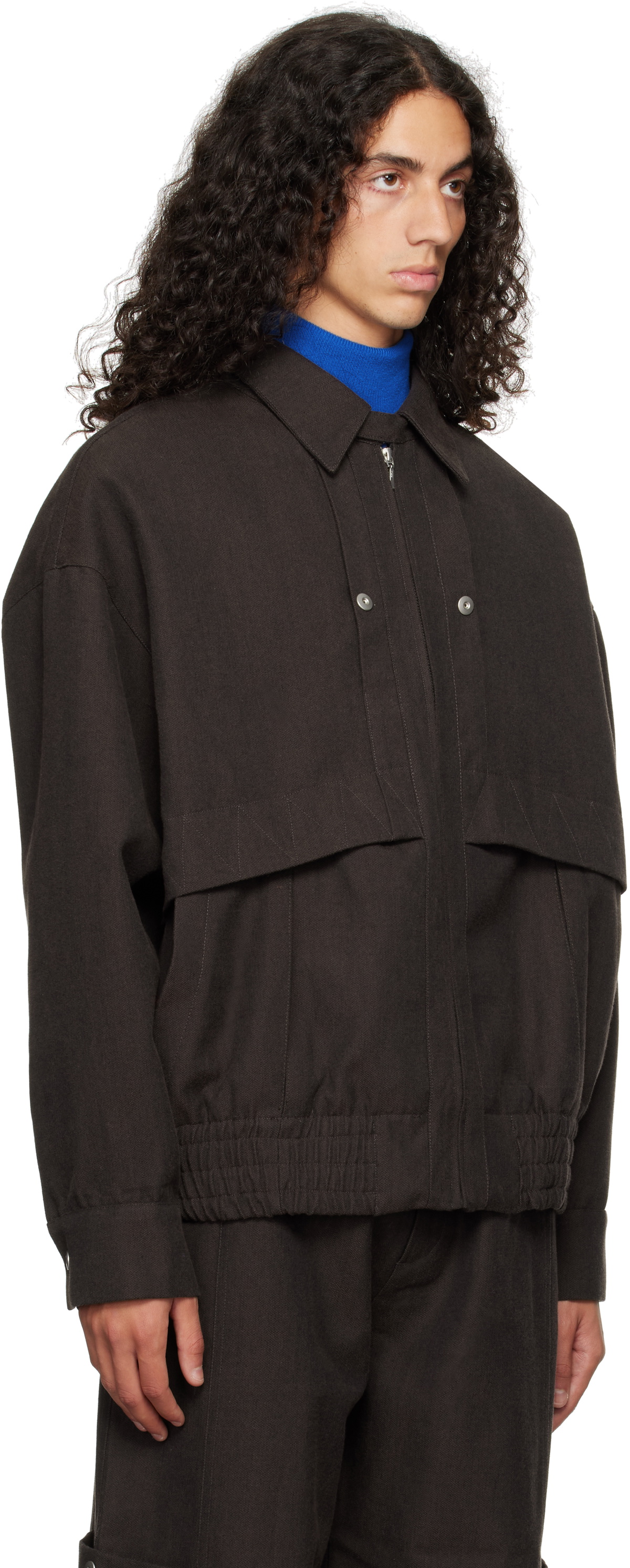 Omar Afridi Brown Katarakt Jacket