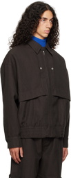 Omar Afridi Brown Katarakt Jacket