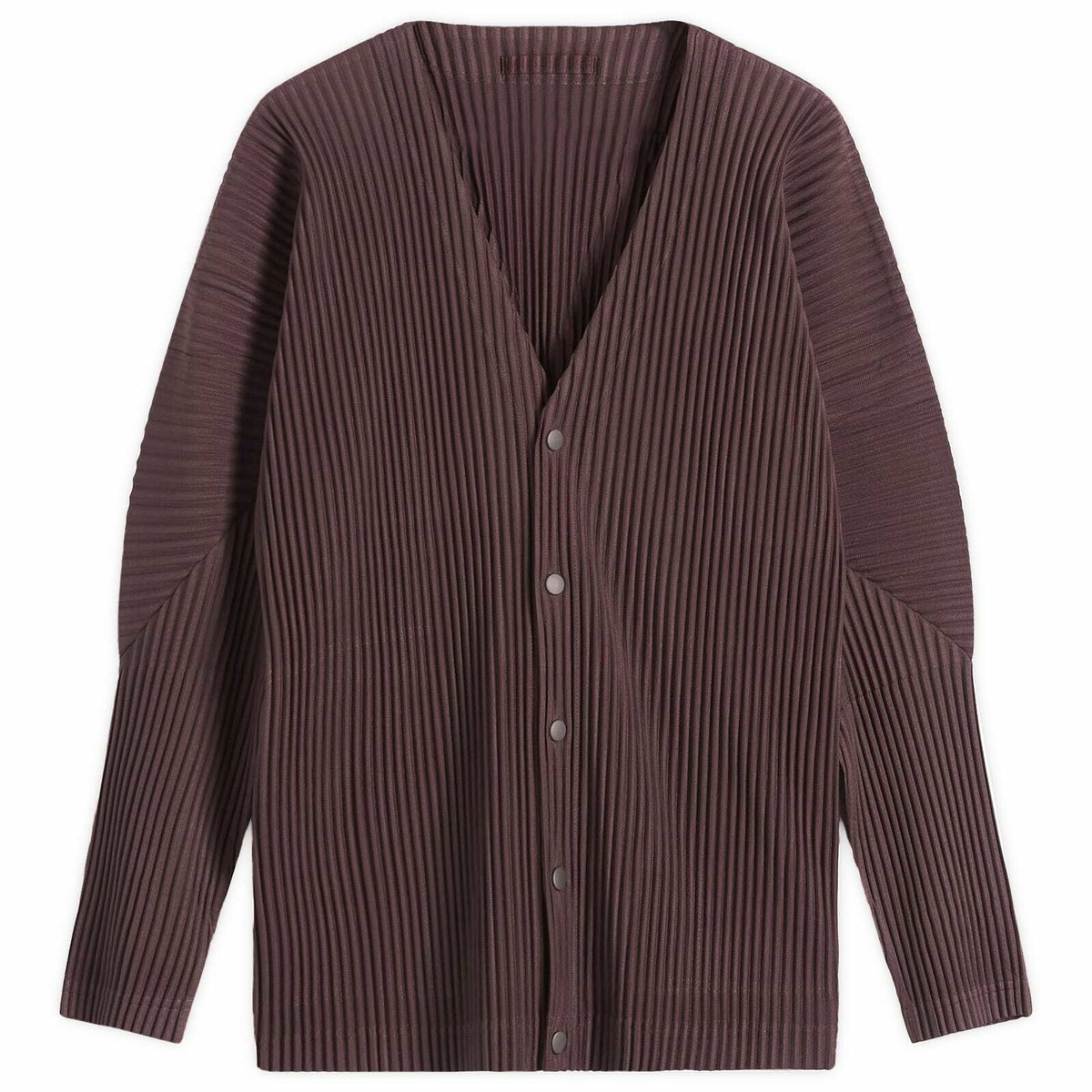 【新品】HOMME PLISSÉ ISSEY MIYAKE カーディガン Homme Plissé Issey Miyake Men's Pleated Cardigan in Sage