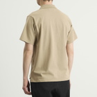 Universal Works Men's Rugby Jersey Oversized Vacation Polo in Sand