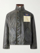 RRL - Leather Jacket - Green