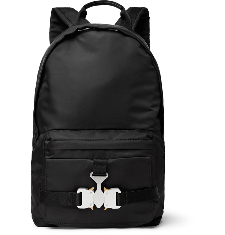 Photo: 1017 ALYX 9SM - Tricon Leather-Trimmed Nylon Backpack - Black