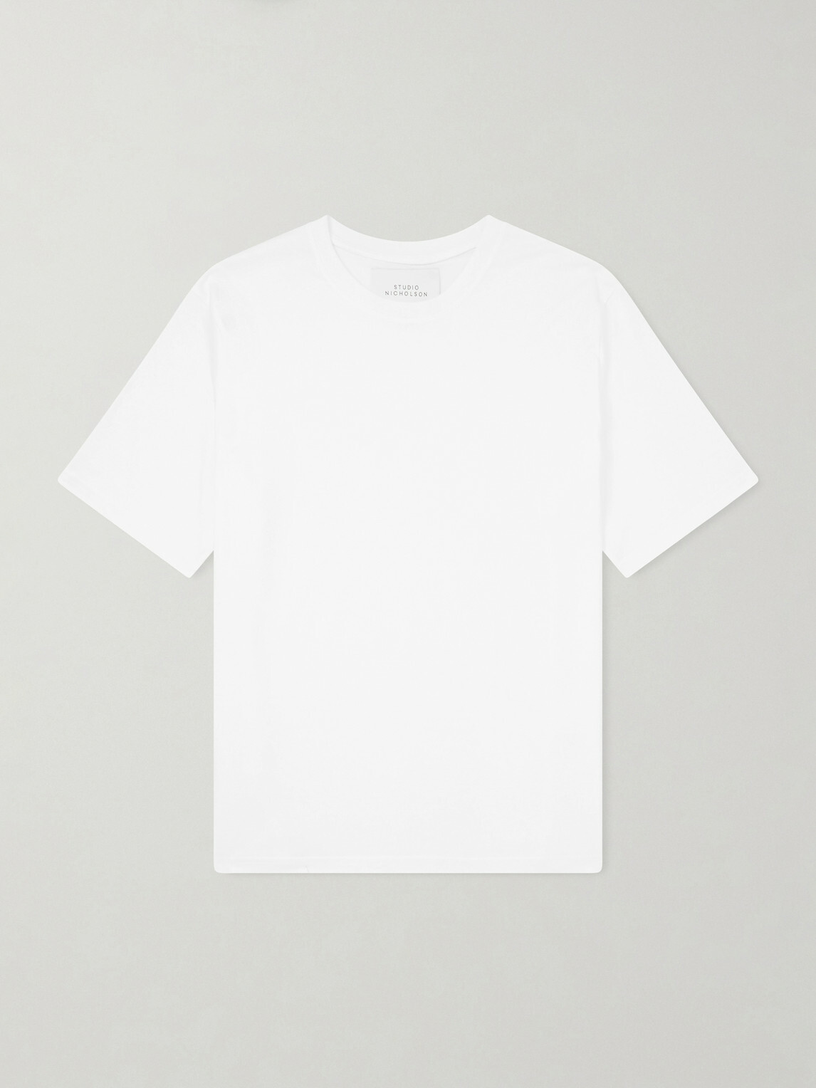 Studio Nicholson - Bric Oversized Cotton-Jersey T-Shirt - White