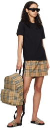 Burberry Beige Check Backpack