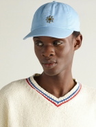 Cherry Los Angeles - Logo-Embroidered Embellished Cotton-Twill Baseball Cap