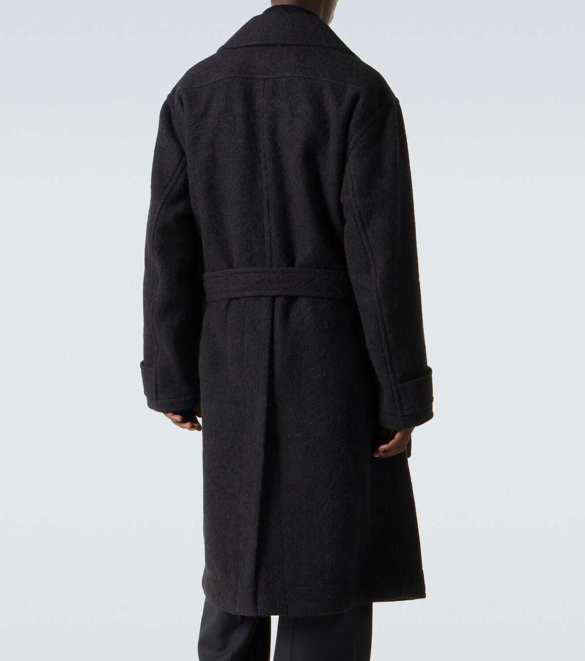 Lemaire Belted alpaca and wool overcoat