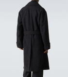 Lemaire Belted alpaca and wool overcoat