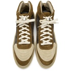 Fear of God SSENSE Exclusive Green and Grey Strapless Skate Sneakers