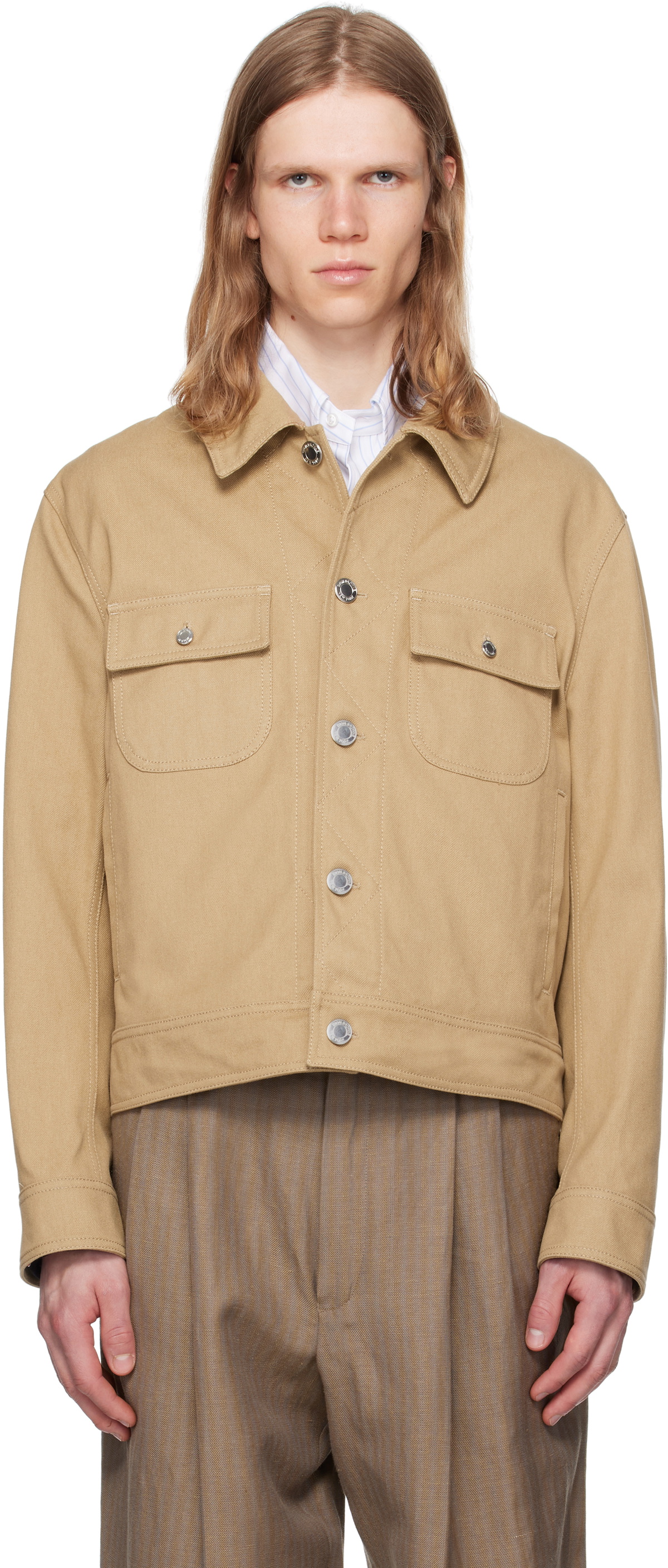 【送料&関税込】Thom Browne Patchwork Button-up Blazer Thom Browne Tweed single-breasted Blazer | Grey | FARFETCH