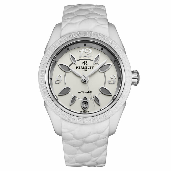 Photo: Perrelet First Class Ceramic White Dial Ladies Watch A2041/1