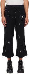 R13 Black Articulated Knee Sweatpants