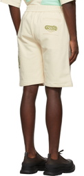 GCDS Beige Eco Regular Sweat Shorts