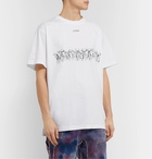 Off-White - Oversized Logo-Print Cotton-Jersey T-Shirt - White