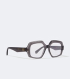 Loewe Anagram rectangular glasses
