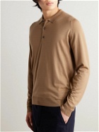 John Smedley - Belper Slim-Fit Merino Wool Polo Shirt - Neutrals