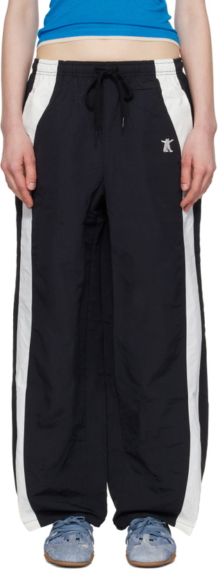 Photo: OPEN YY Black & White YY Color Block Lounge Pants