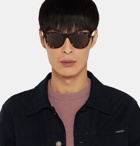 Bottega Veneta - D-Frame Tortoiseshell Acetate Sunglasses - Tortoiseshell