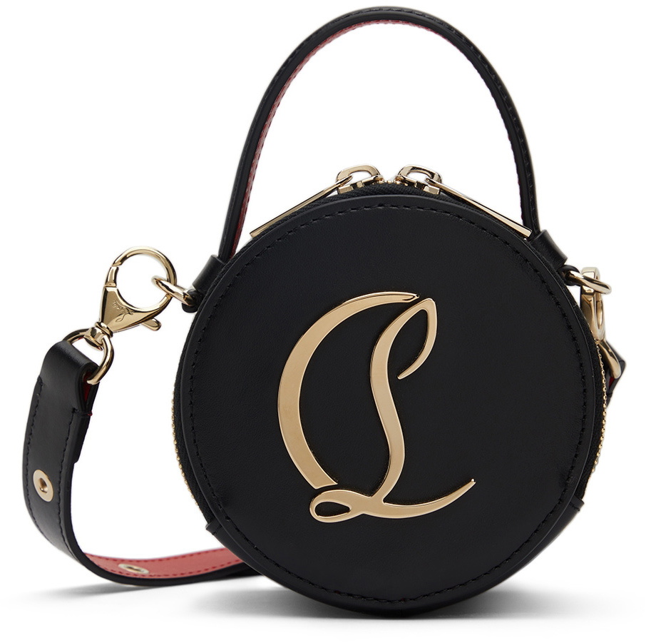 Christian Louboutin Loubi54 Leather Clutch Bag in Black