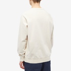 YMC Men's Shrank Crew Sweat in Ecru Marl