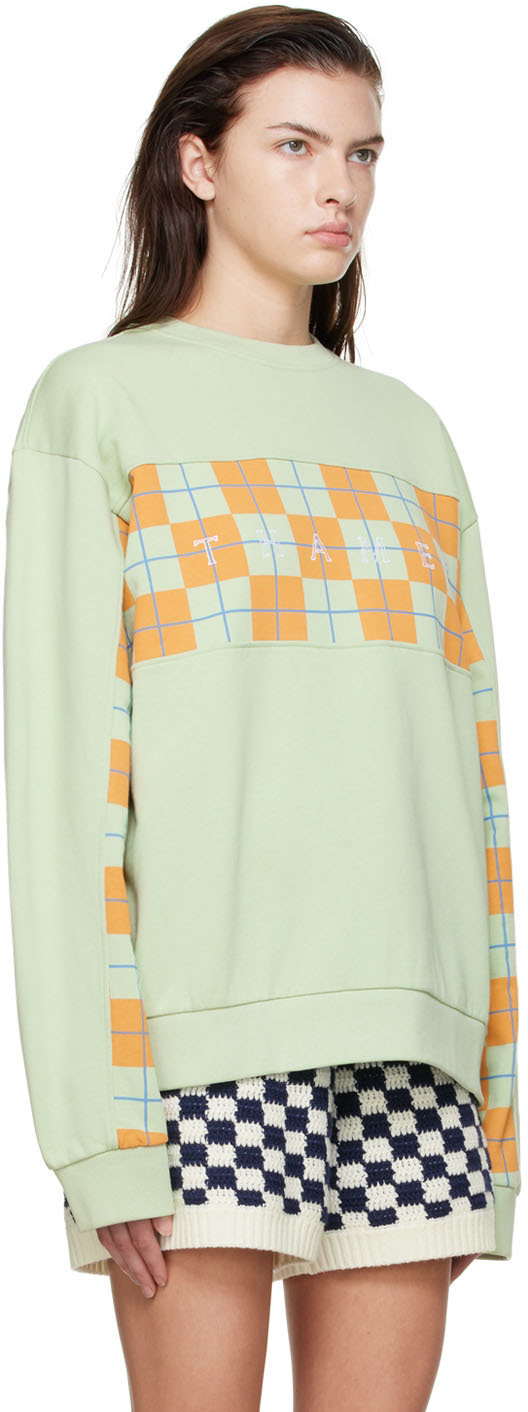 Thames MMXX Green Letters Sweatshirt