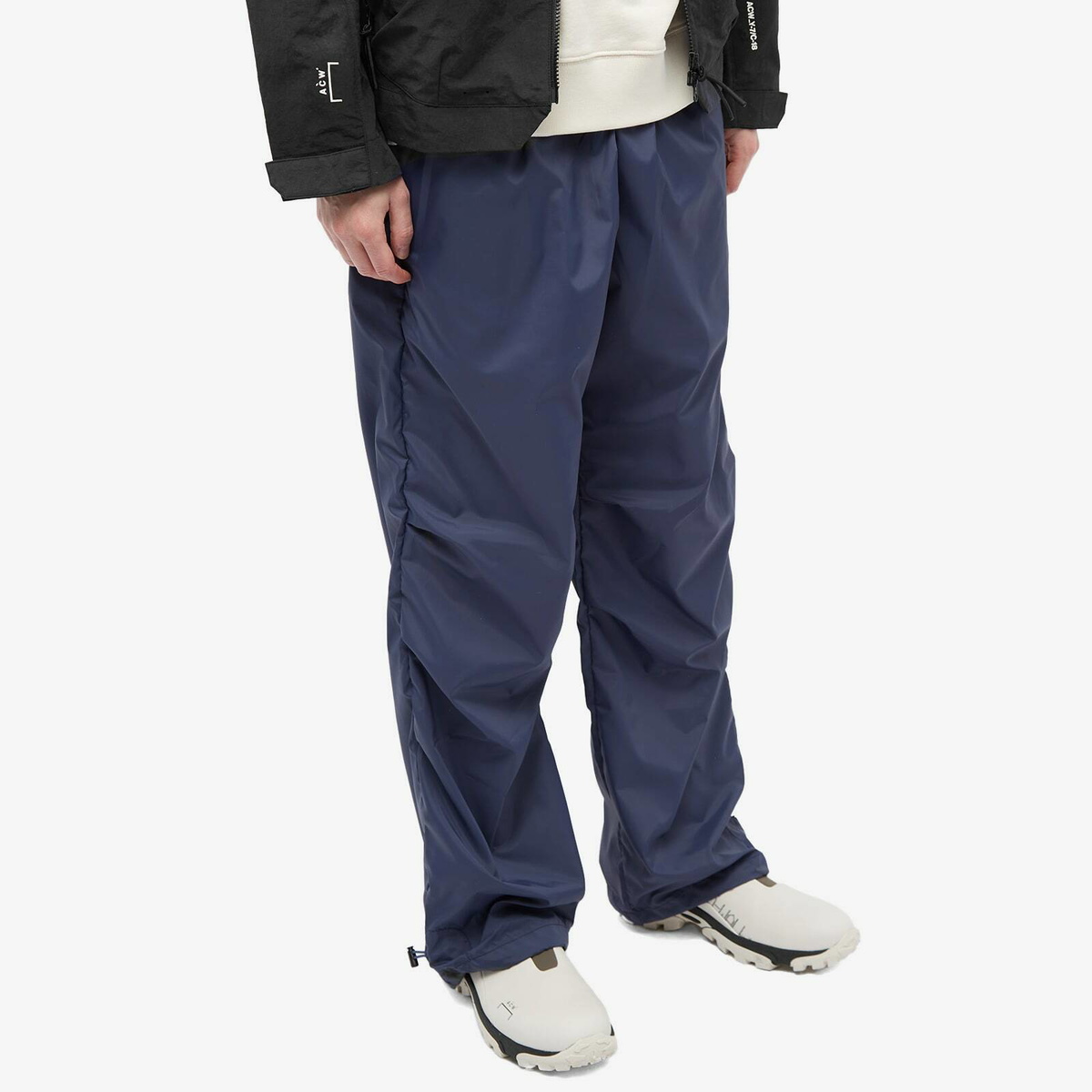 Nylon Track Pant Blue