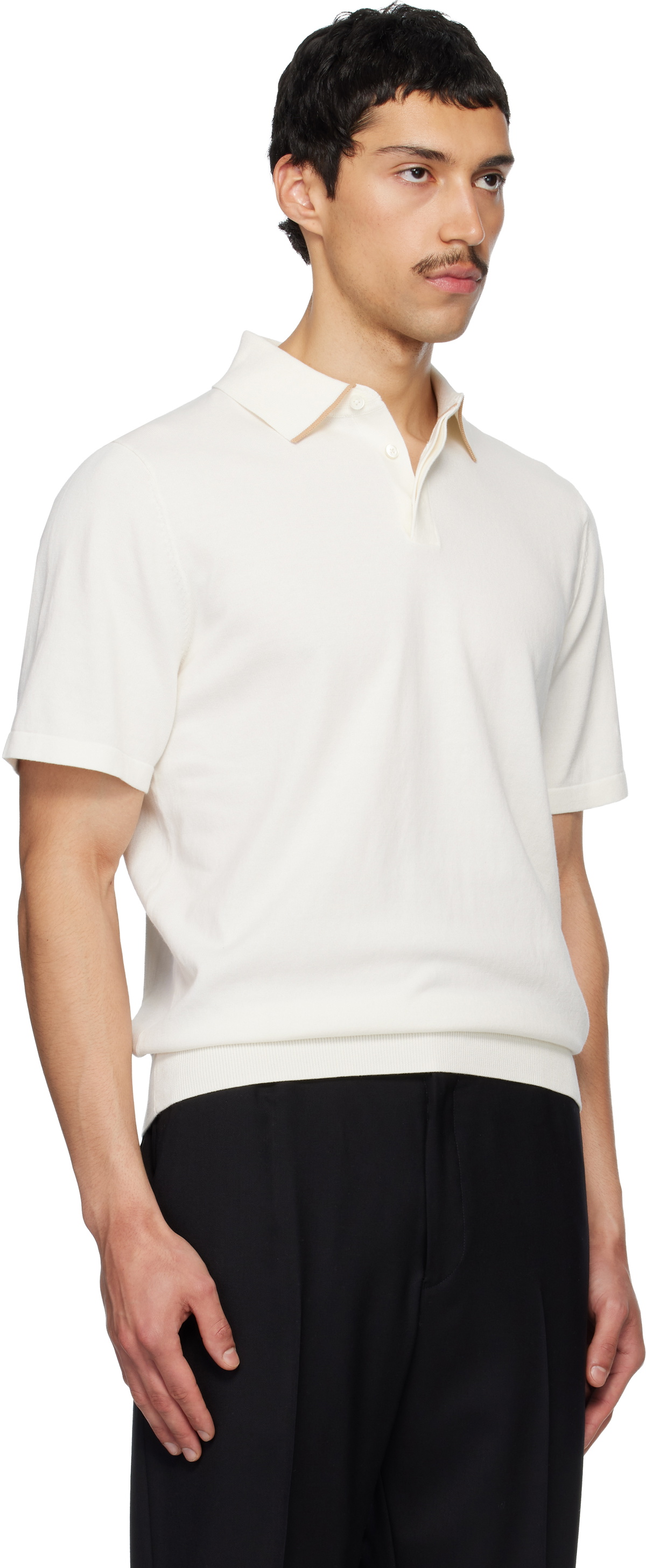 Paul Smith Off-White Short Sleeve Polo