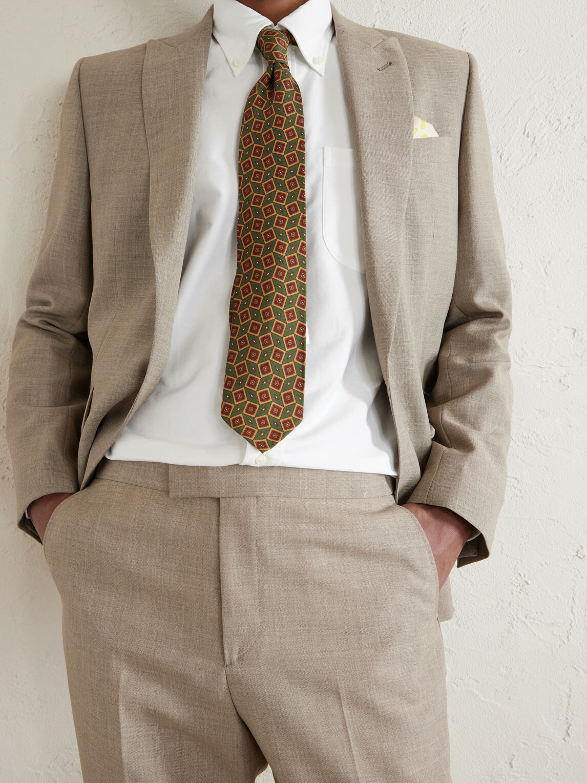 Favourbrook - Ludbrook Slim-Fit Straight-Leg Wool Suit Trousers - Neutrals