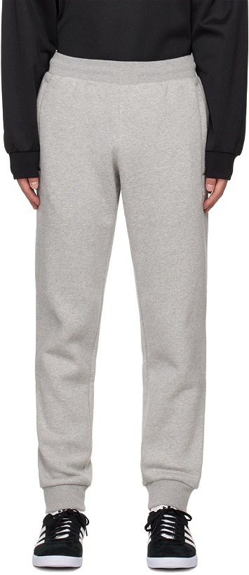 Photo: adidas Originals Gray Trefoil Essentials Lounge Pants