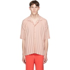 Homme Plisse Issey Miyake Pink Edge Shirt