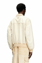 Diesel Jacket in batavia-weave denim - Denim Jackets - Unisex - Beige