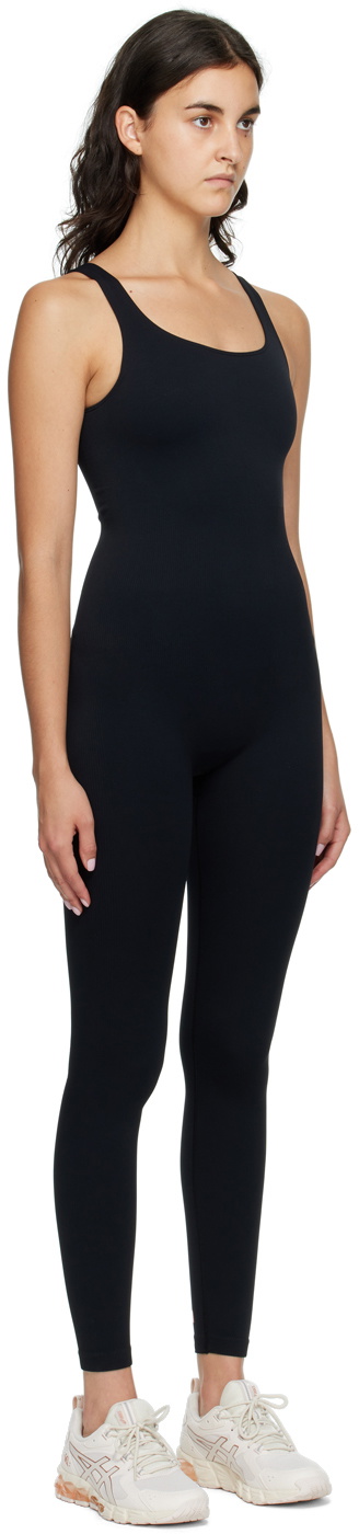 VAARA Black Seamless Unibody Jumpsuit