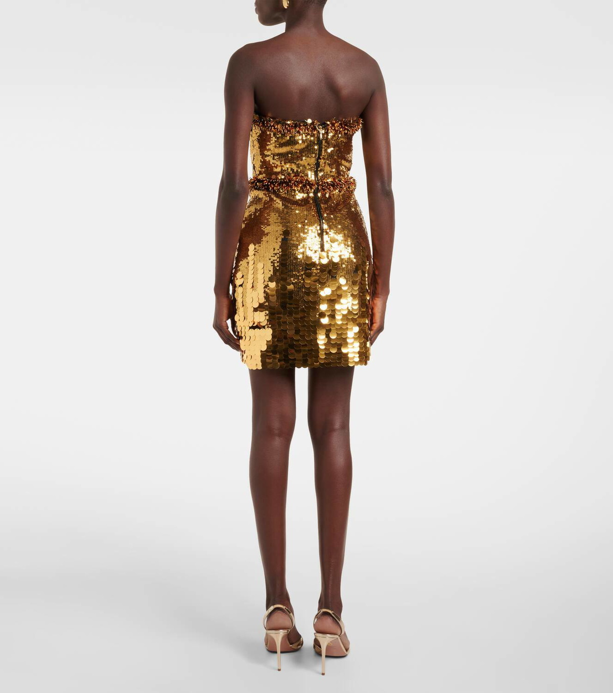 Rebecca Vallance Golden Hour sequined cocktail dress Rebecca
