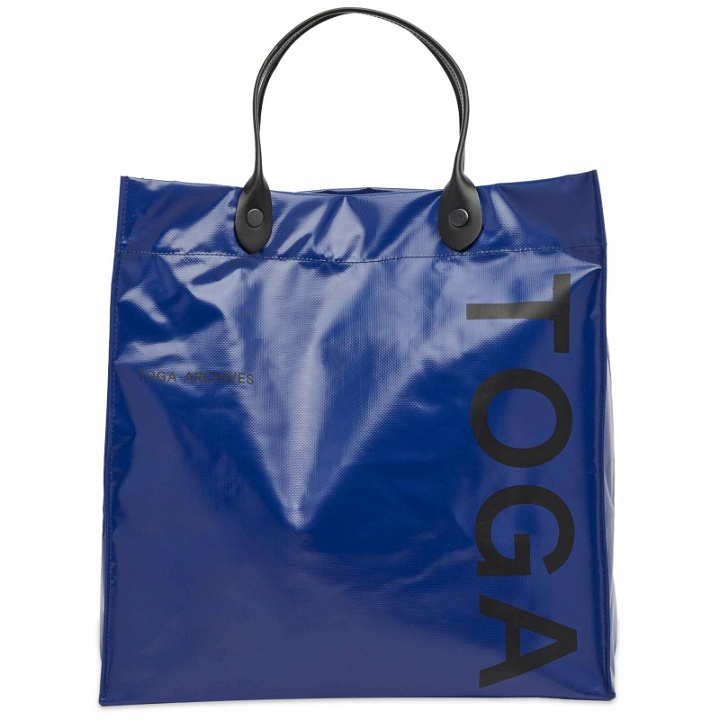 Photo: TOGA Women's Logo Tote Bag in Navy 