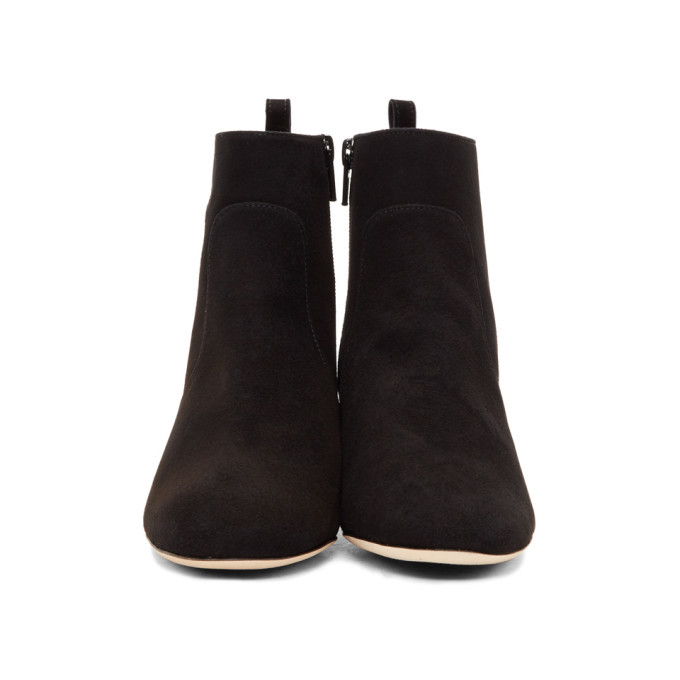 Repetto Black Suede Glawdys Boots Repetto