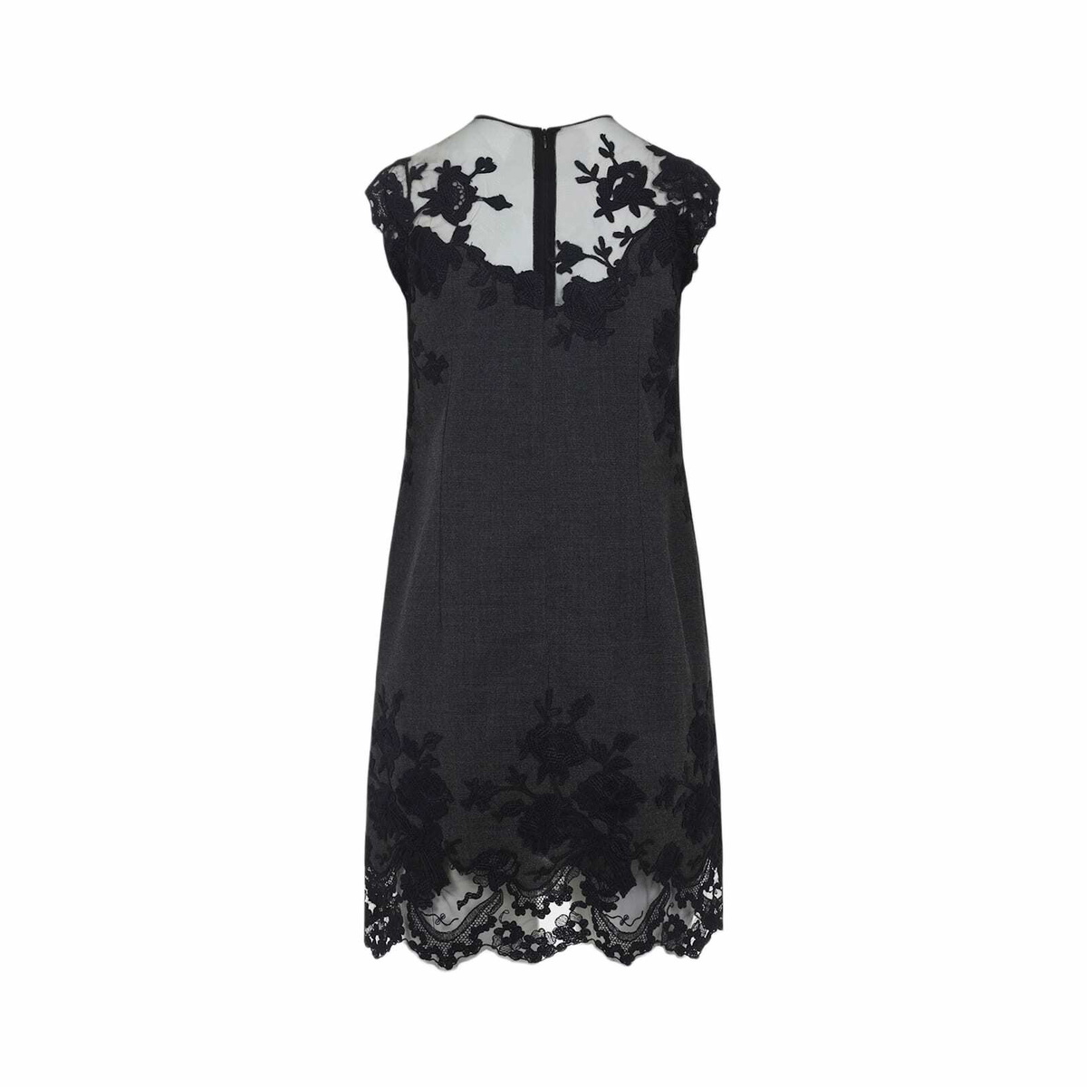 Ermanno Scervino Virgin Wool Mini Dress