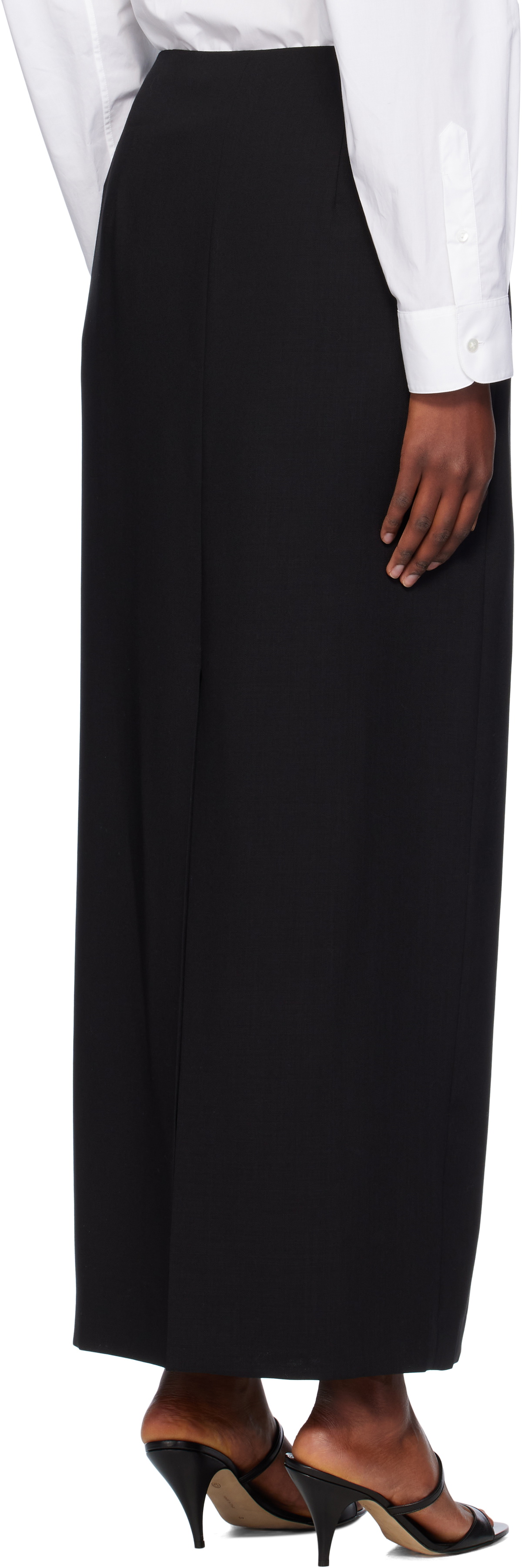 La Collection Black Valeria Maxi Skirt